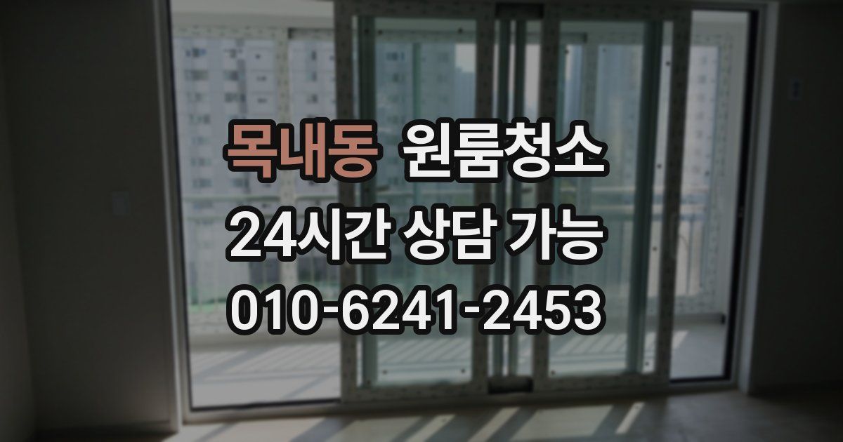 목내동 입주청소