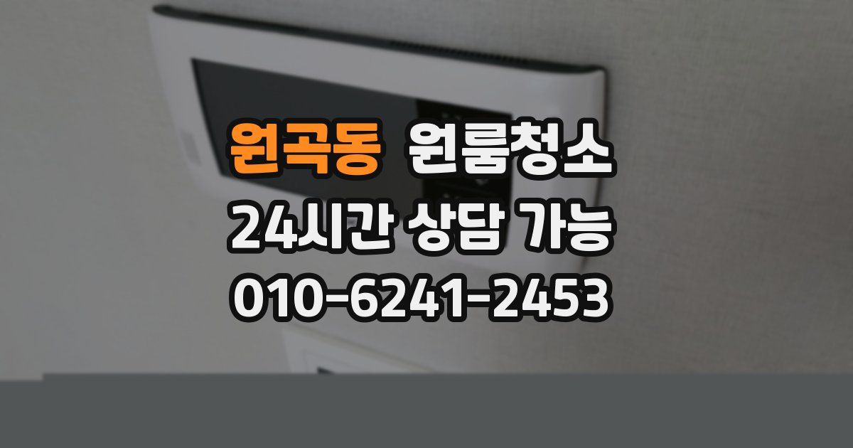 원곡동 입주청소