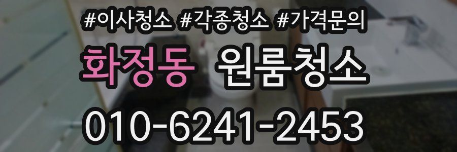 화정동 이사청소