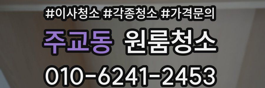 주교동 이사청소