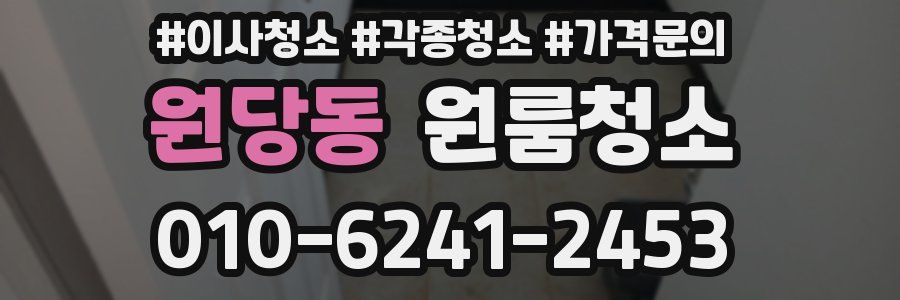 원당동 이사청소