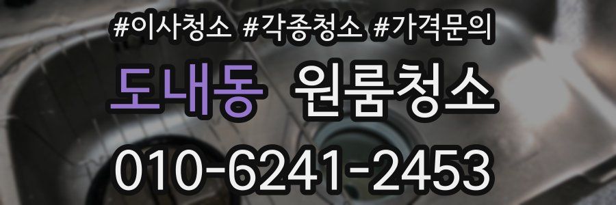 도내동 이사청소