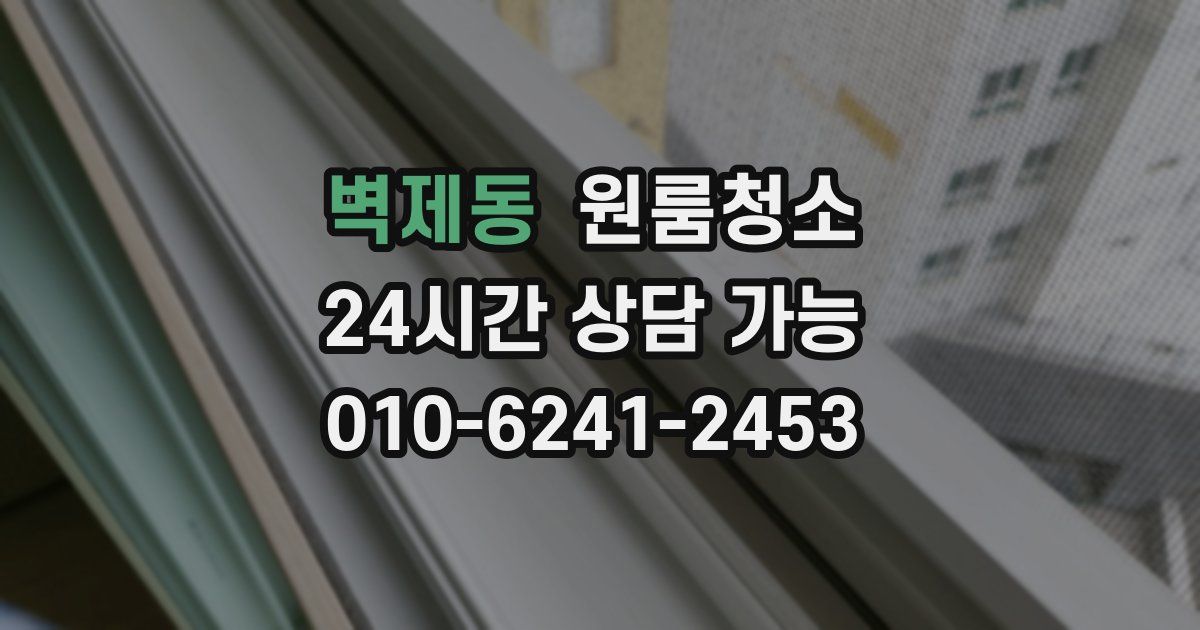 벽제동 입주청소