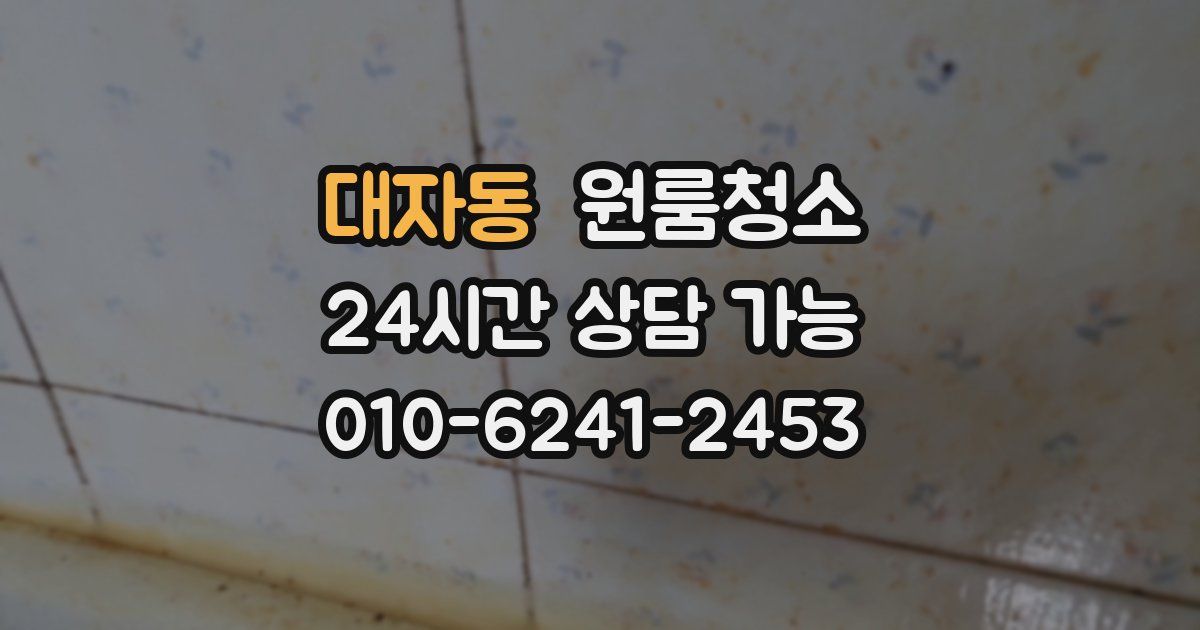 대자동 입주청소