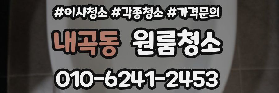 내곡동 이사청소