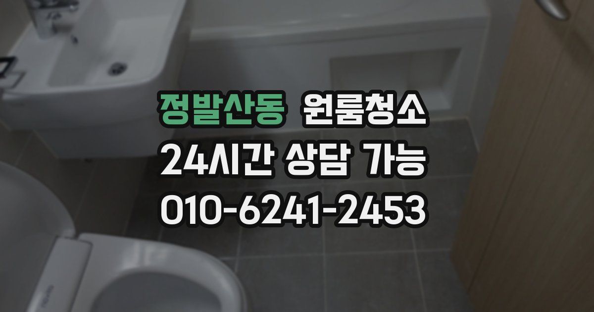 정발산동 입주청소