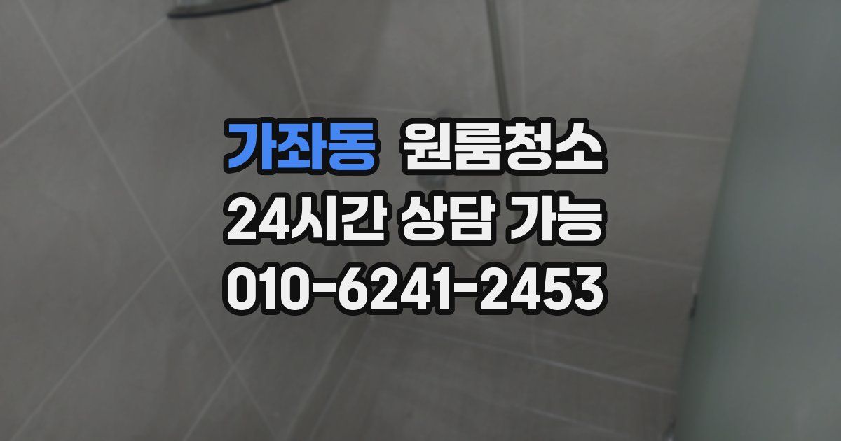 가좌동 입주청소