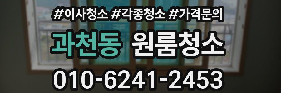 과천동 이사청소