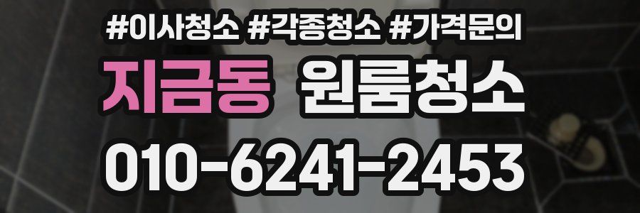 지금동 이사청소