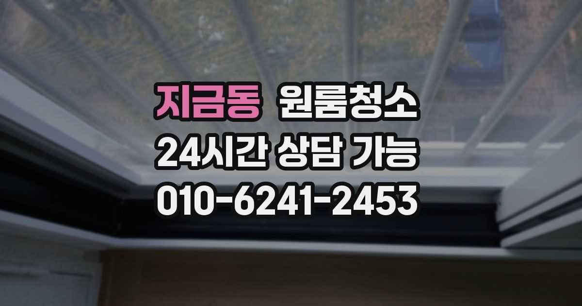 지금동 입주청소