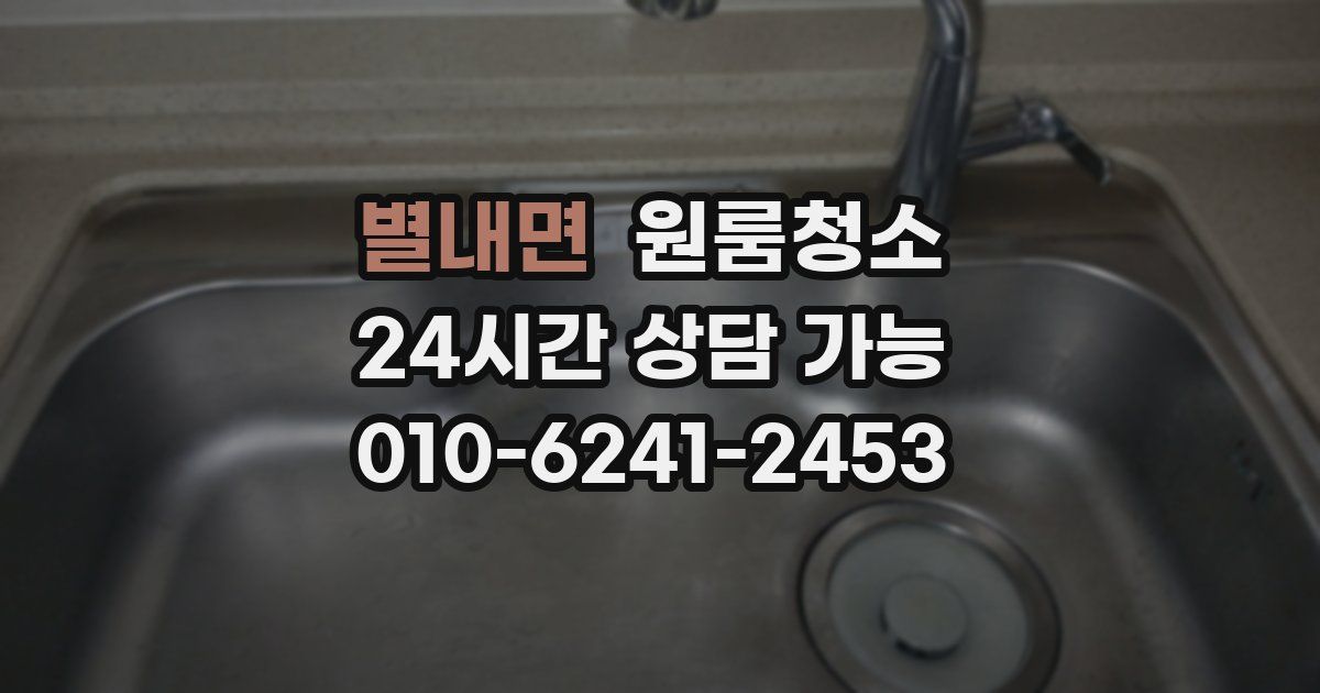별내면 입주청소