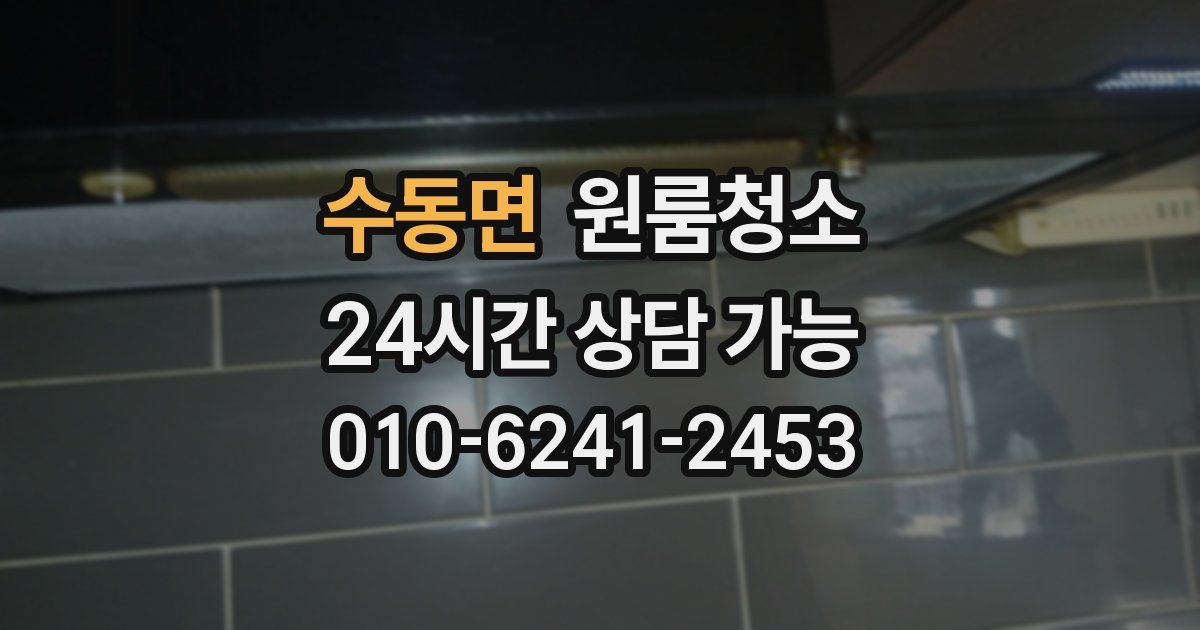 수동면 입주청소