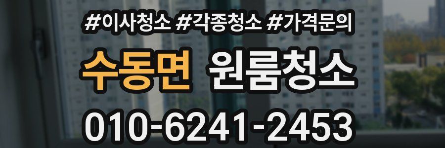 수동면 이사청소