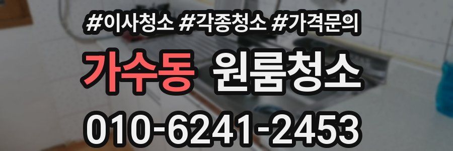 가수동 이사청소