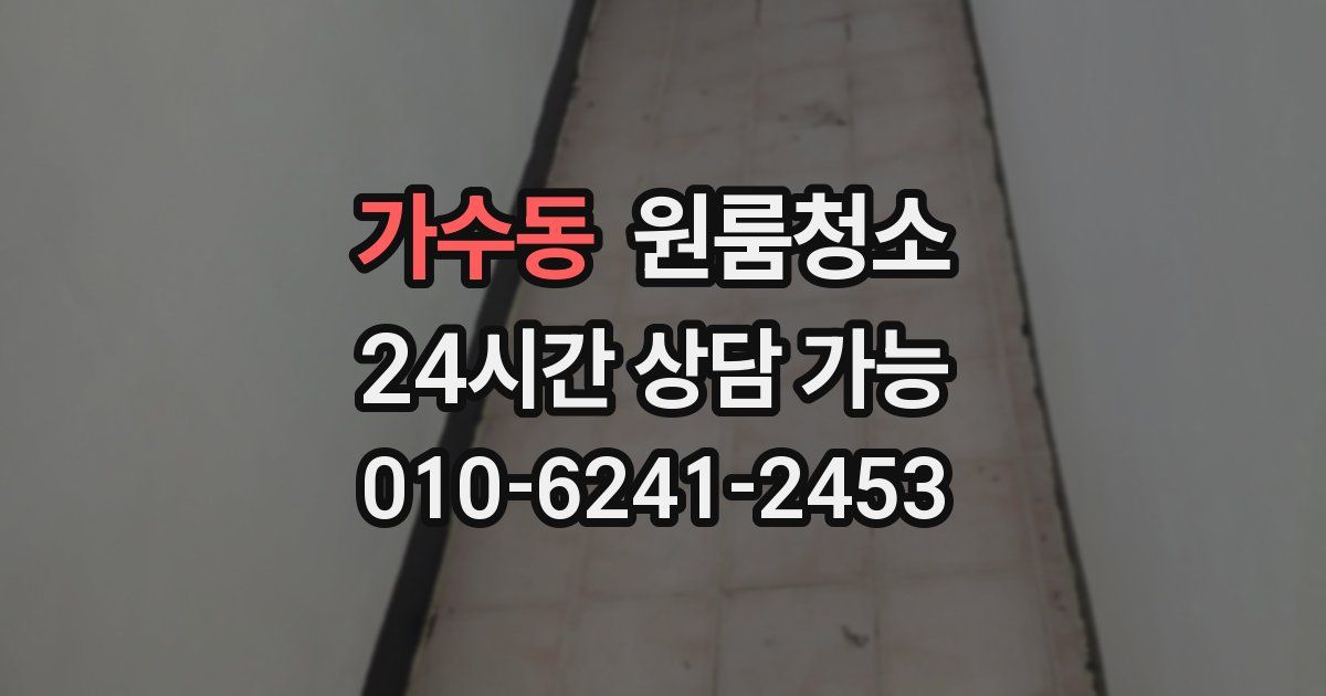 가수동 입주청소