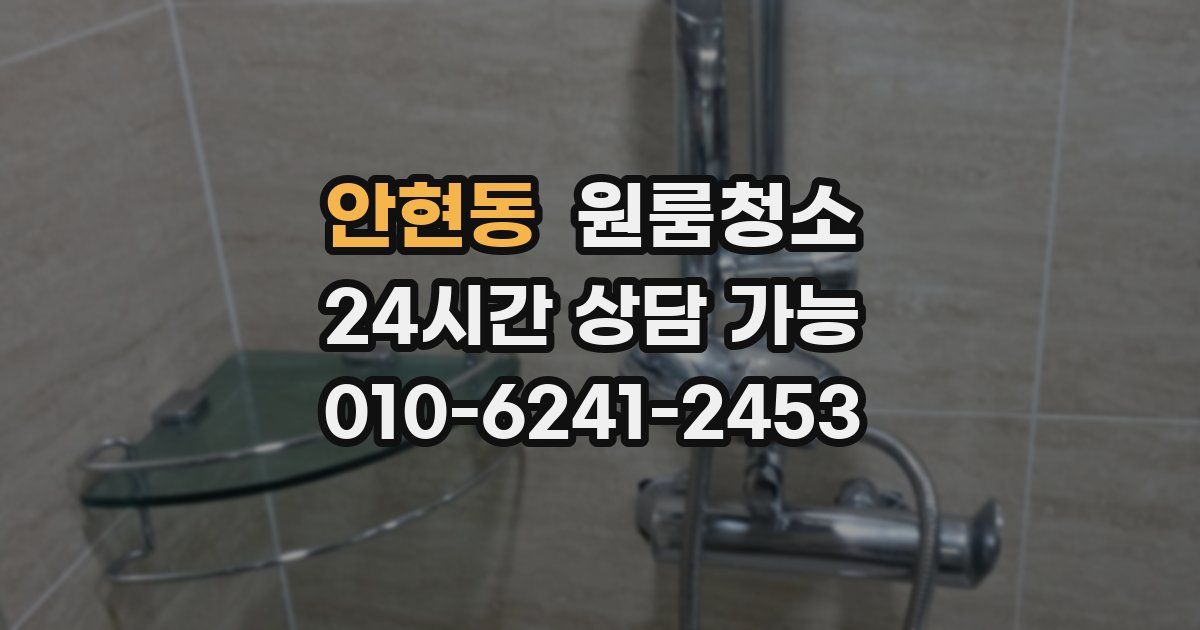 안현동 입주청소