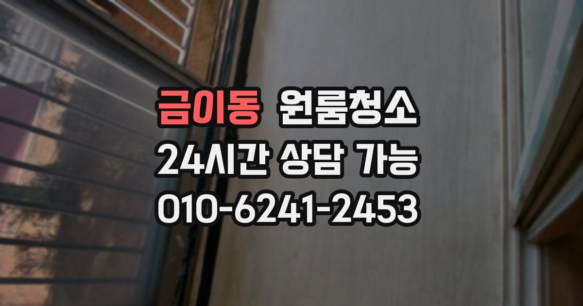 금이동 입주청소