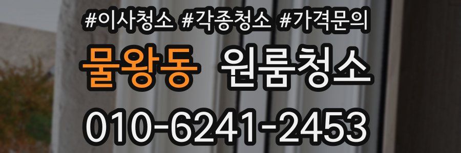물왕동 이사청소
