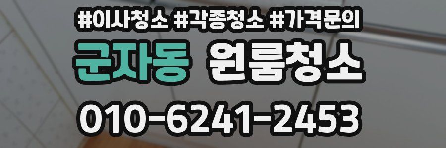 군자동 이사청소