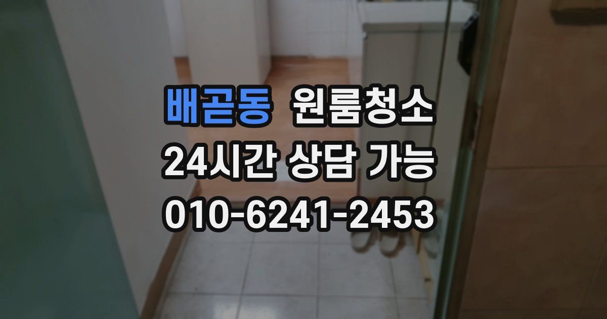 배곧동 입주청소