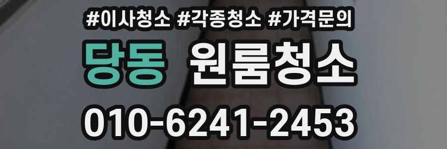 당동 이사청소