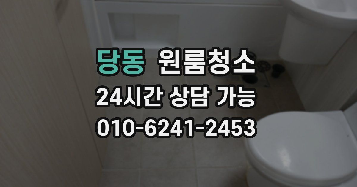 당동 입주청소