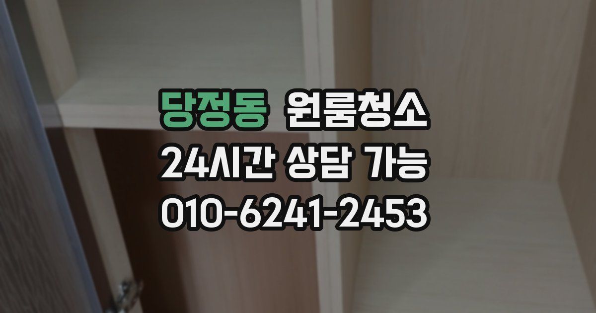 당정동 입주청소