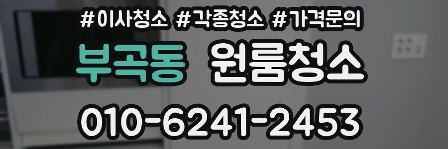 부곡동 이사청소