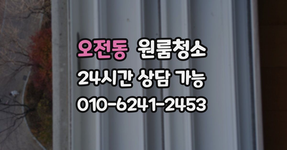 오전동 입주청소