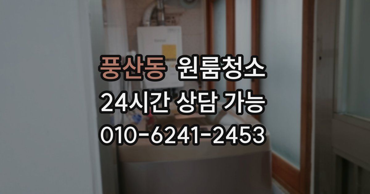 풍산동 입주청소