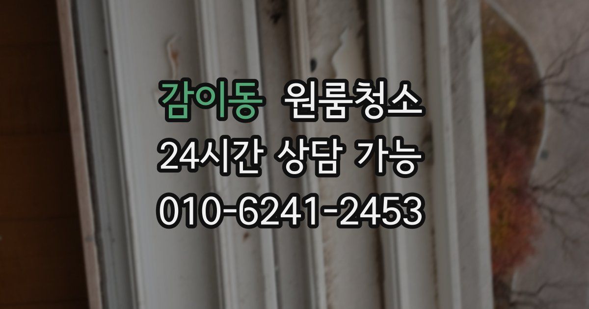 감이동 입주청소