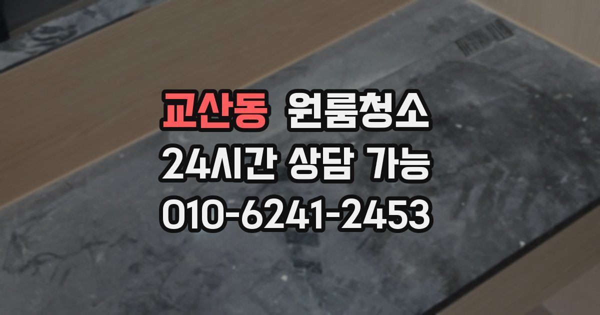 교산동 입주청소