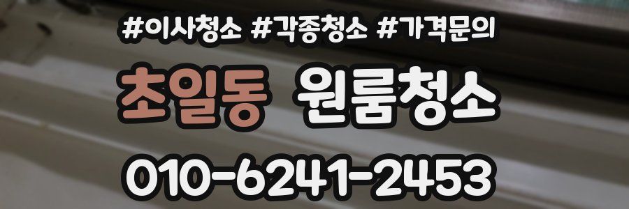 초일동 이사청소