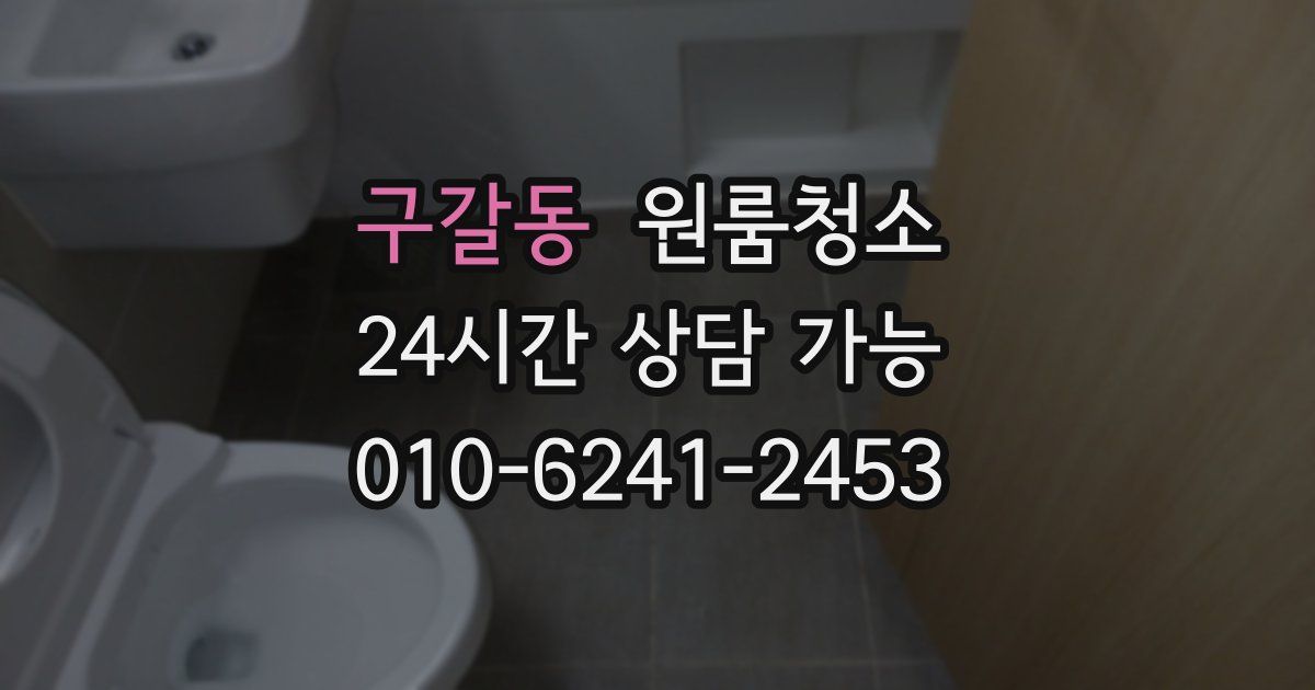 구갈동 입주청소