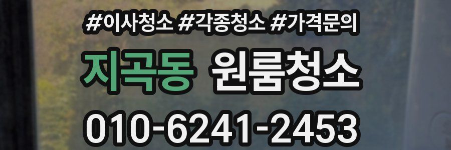 지곡동 이사청소