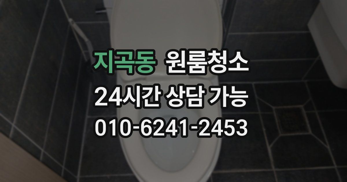 지곡동 입주청소