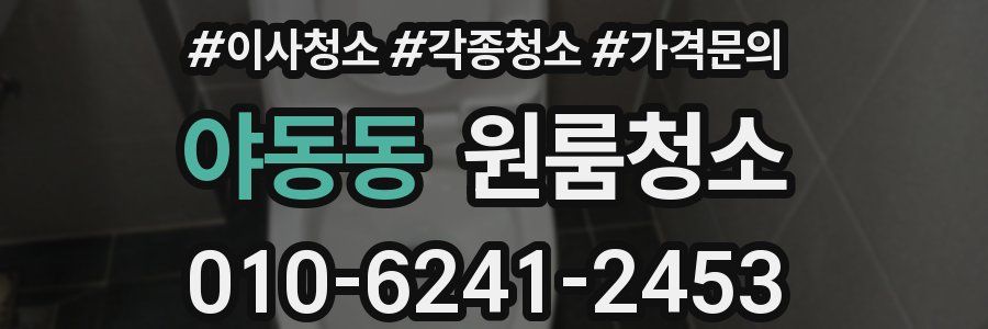 야동동 이사청소