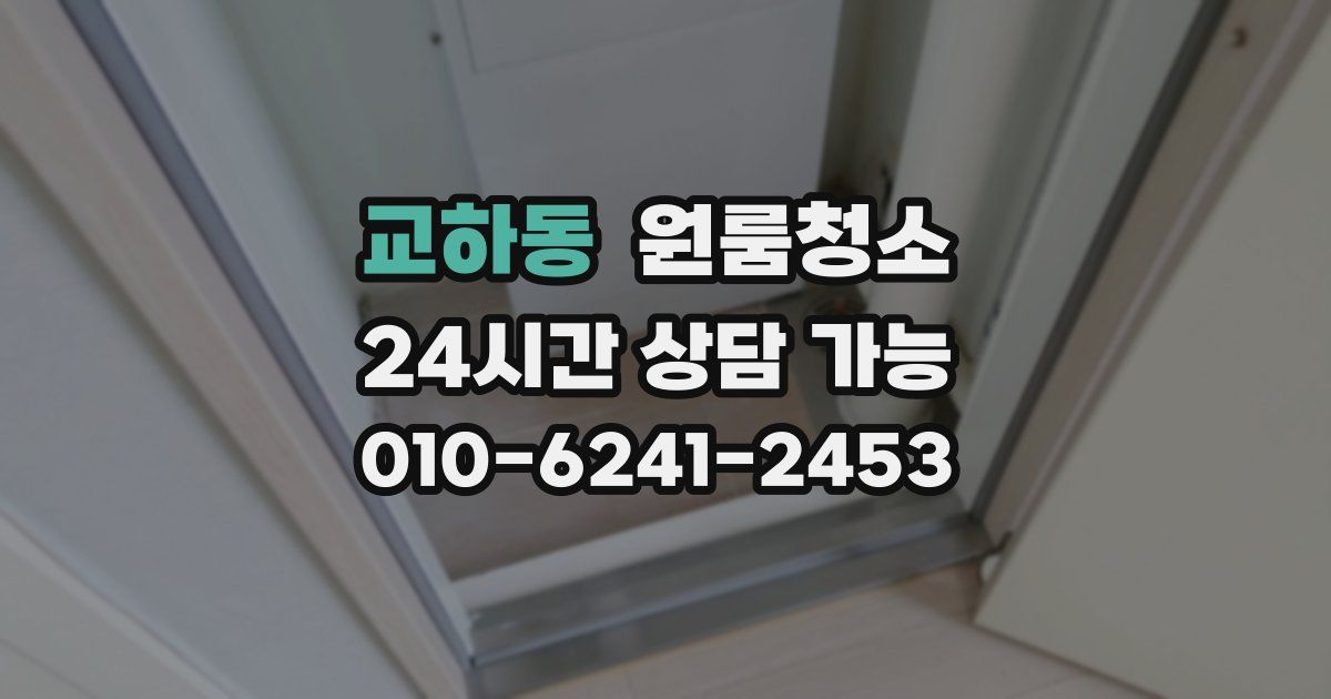 교하동 입주청소