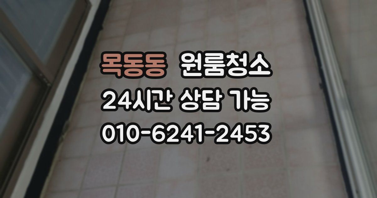 목동동 입주청소