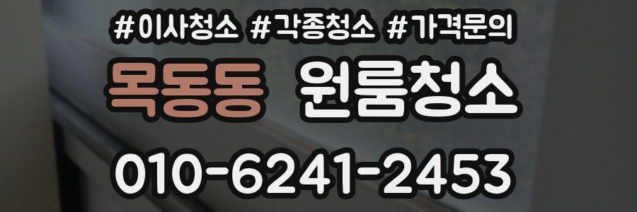 목동동 이사청소