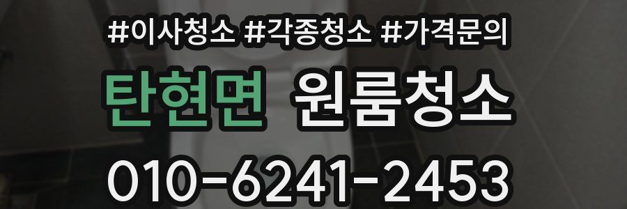 탄현면 이사청소