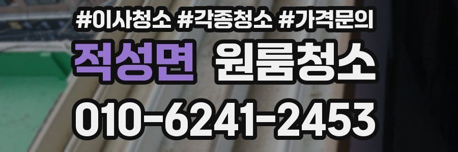 적성면 이사청소