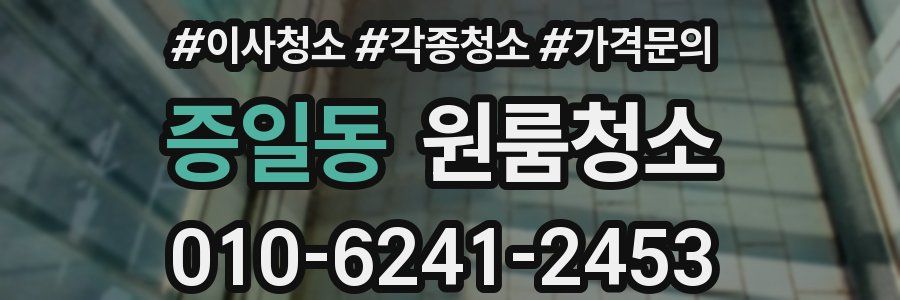 증일동 이사청소