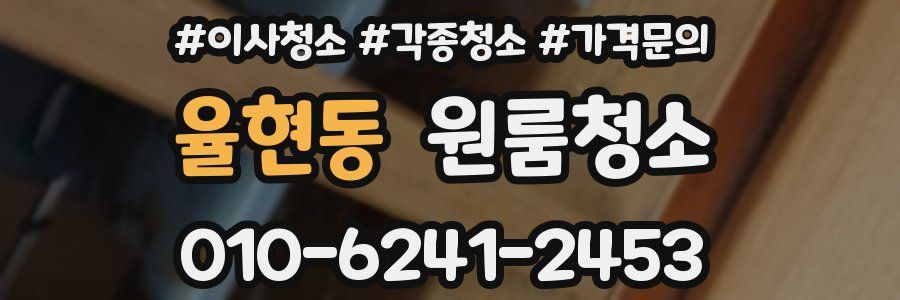 율현동 이사청소