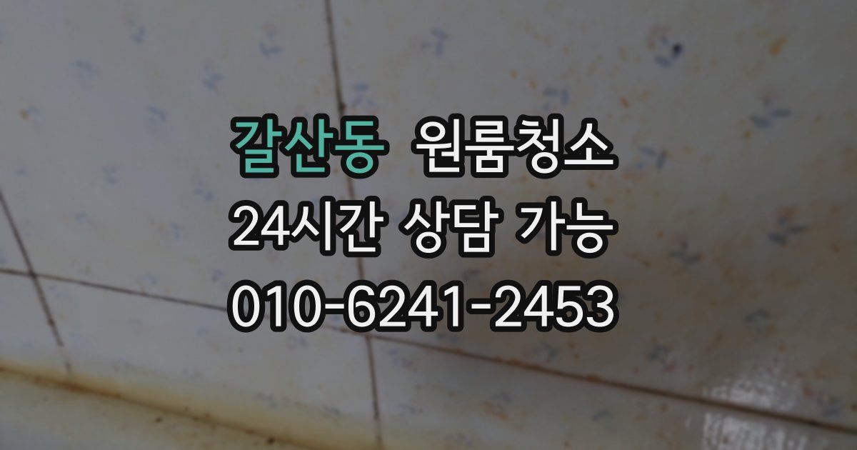 갈산동 입주청소