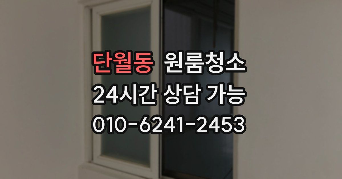 단월동 입주청소