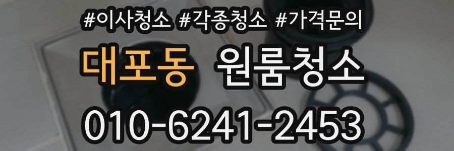 대포동 이사청소