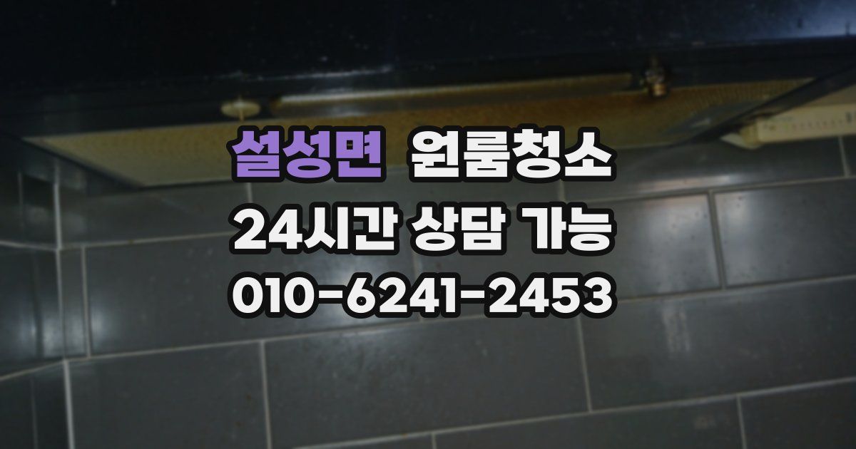 설성면 입주청소