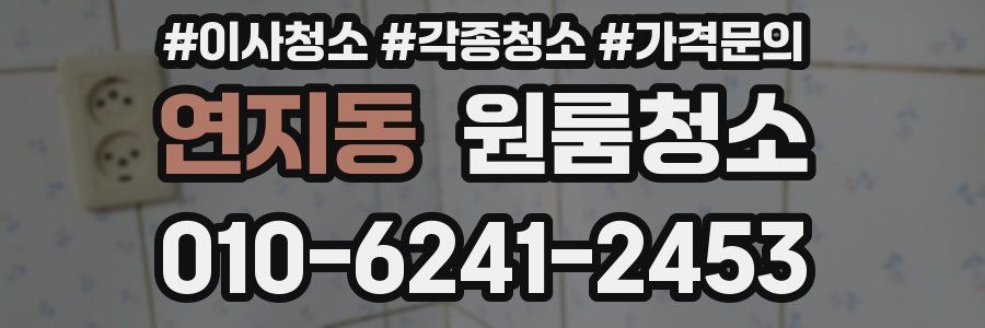 연지동 이사청소