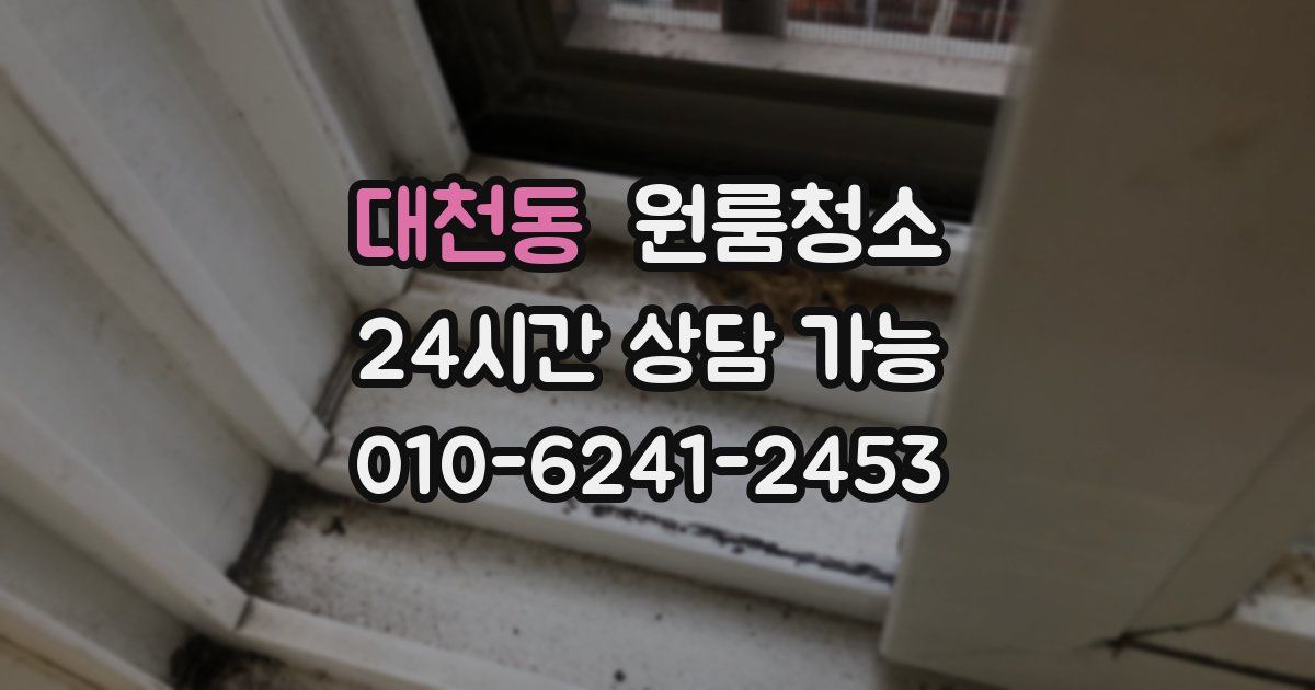 대천동 입주청소